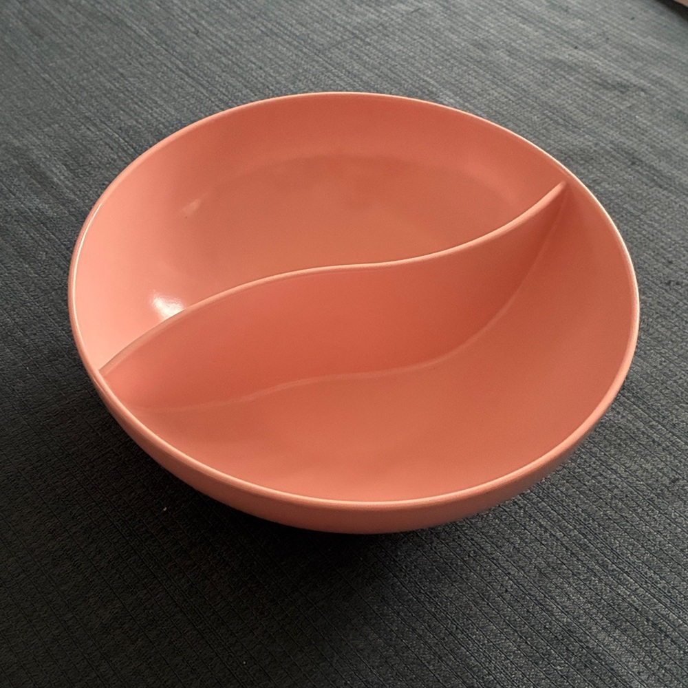 Vintage Melmac Divided Bowl by Stetson